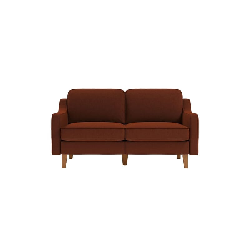 Lorvas 2-sits Soffa - Brun/Rosa - Möbler - Soffa - Sammetssoffa