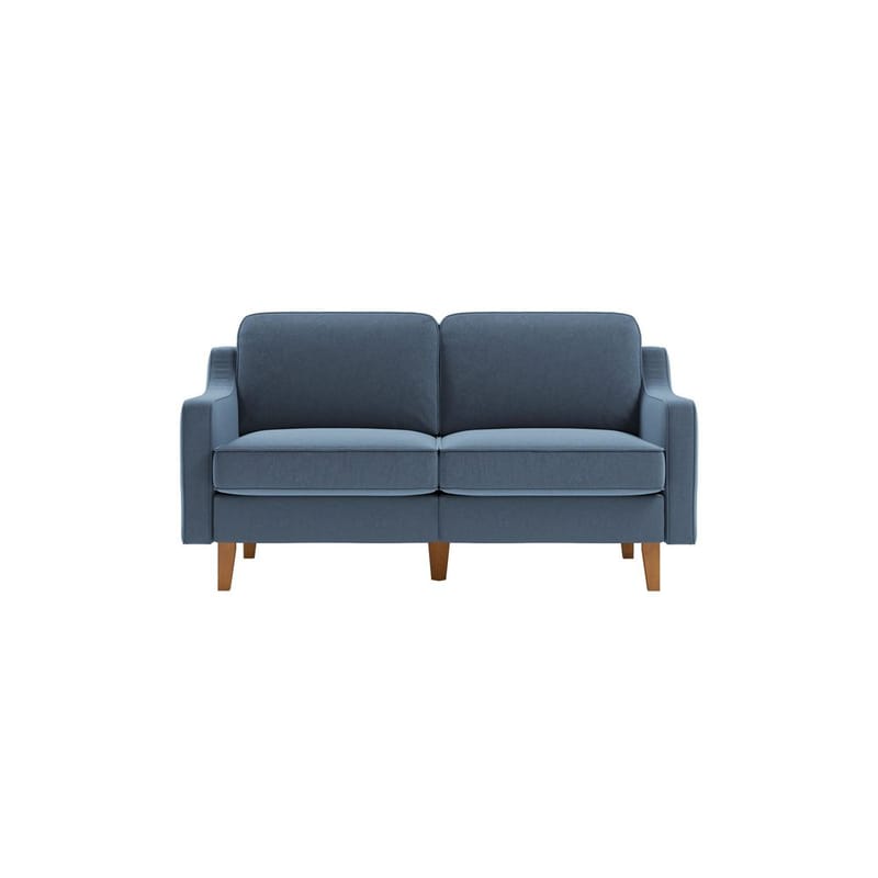 Lorvas 2-sits Soffa - Mörkblå - Möbler - Soffa - Sammetssoffa