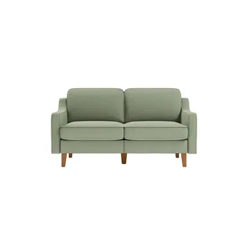 Lorvas 2-sits Soffa - Mintgrön/Brun - Möbler - Soffa - Sammetssoffa