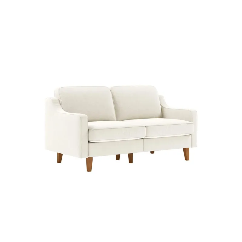 Lorvas 2-sits Soffa - Röd - Möbler - Soffa - Sammetssoffa