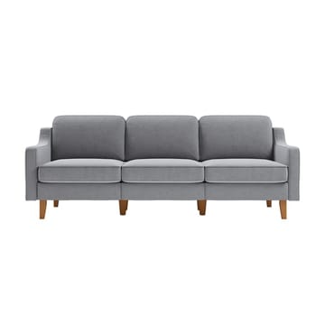 Lorvas 3-sits Soffa - Kolgrå - Möbler - Soffa - Sammetssoffa