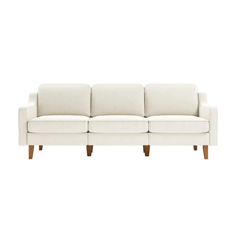 Lorvas 3-sits Soffa - Krämvit - Möbler - Soffa - Sammetssoffa
