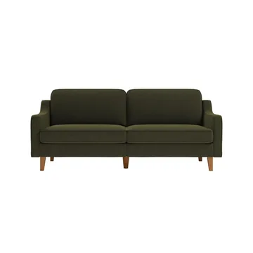 Lorvas 3-sits Soffa - Mörkgrön - Möbler - Soffa - Sammetssoffa