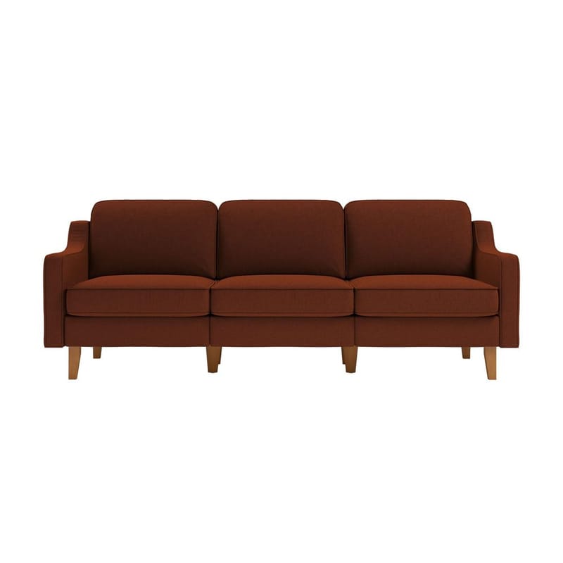 Lorvas 3-sits Soffa - Röd - Möbler - Soffa - Sammetssoffa