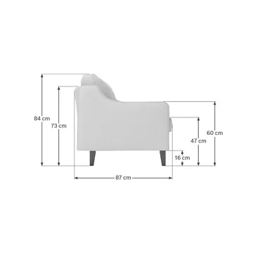 Lorvas 3-sits Soffa - Senapsgul - Möbler - Soffa - Sammetssoffa