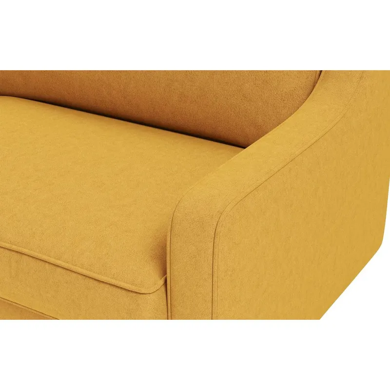 Lorvas 3-sits Soffa - Senapsgul - Möbler - Soffa - Sammetssoffa
