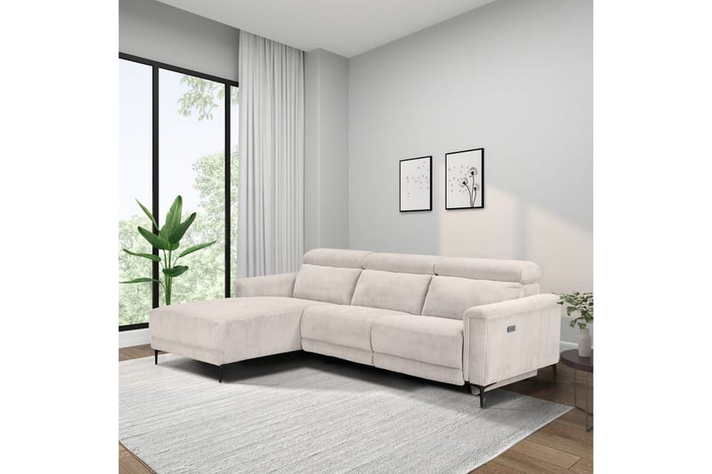 Lund Reclinersoffa 3-sits - Vit - Möbler - Soffa - Biosoffa & reclinersoffa