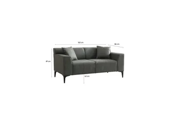 Malpani Soffa 2-sits - Grön - Möbler - Soffa - 2 sits soffa