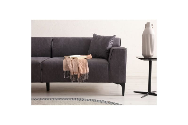 Malpani Soffa 3-sits - Antracit - Möbler - Soffa - 3 sits soffa