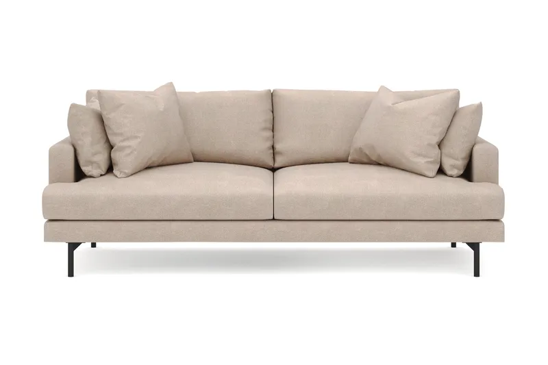 Menard 4-sits Djup Tygsoffa, Beige