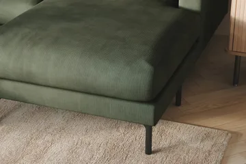 Menard 4-sits Vänstervänd Stor U-formad Djup Soffa med Divan och Schäslong i Manchester - Grön - Möbler - Soffa - U-soffa