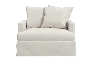 Menard Soffgrupp 4-sits Vänstervänd L-formad Schäslongsoffa + Fåtölj i Tyg - Beige - Möbler - Soffa - Soffgrupp