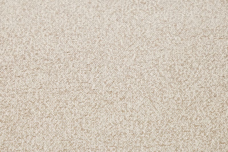 Milano 5-sits Rundad Vänstervänd L-soffa med Låg Rygg i Beige Boucle - Beige - Möbler - Soffa - Divansoffor & schäslongsoffa