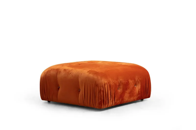 Belgin Fotpallsmodul 95 cm Med Hake, Orange