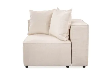 Cubo 1-sits Vänstermodul i Tyg 108 cm bred - Beige - Möbler - Soffa - Modulsoffor - Övriga moduler till modulsoffa