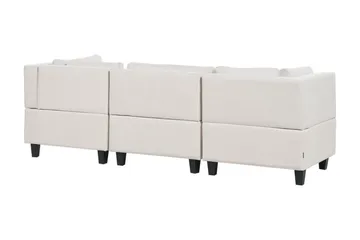 Buck Modulsoffa 3-sits - Beige/Svart - Möbler - Soffa - Modulsoffor - Komplett modulsoffa