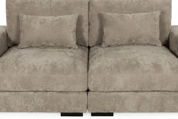 Dubai 2-sits soffa Extra Djup i Chenille - Brun - Möbler - Soffa - Modulsoffor - Komplett modulsoffa