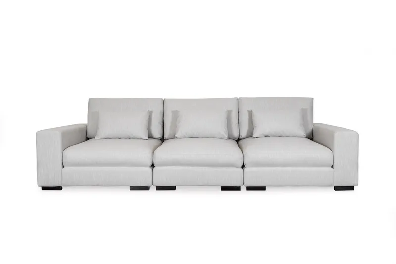 Dubai 3-sits soffa Extra Djup - Beige - Möbler - Soffa - Modulsoffor - Komplett modulsoffa
