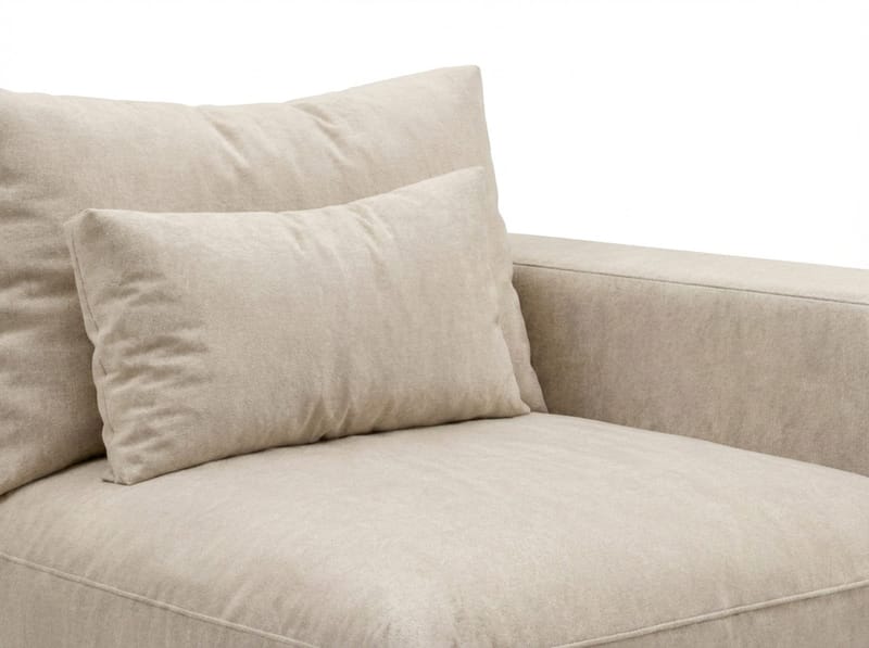 Dubai Armstöd Höger i Chenille - Beige - Möbler - Soffa - Modulsoffor - Övriga moduler till modulsoffa
