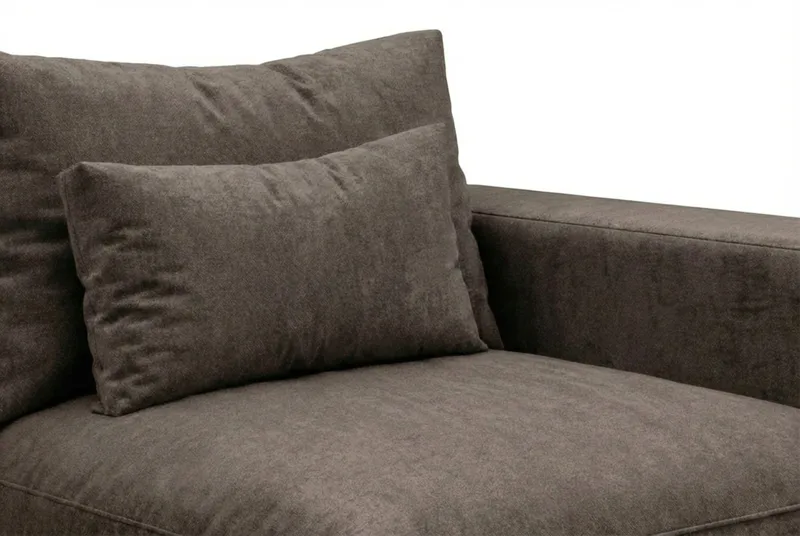 Dubai Armstöd Höger i Tyg - Mörkbrun - Möbler - Soffa - Modulsoffor - Övriga moduler till modulsoffa
