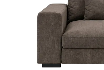 Dubai Armstöd Vänster i Tyg - Mörkbrun - Möbler - Soffa - Modulsoffor - Övriga moduler till modulsoffa