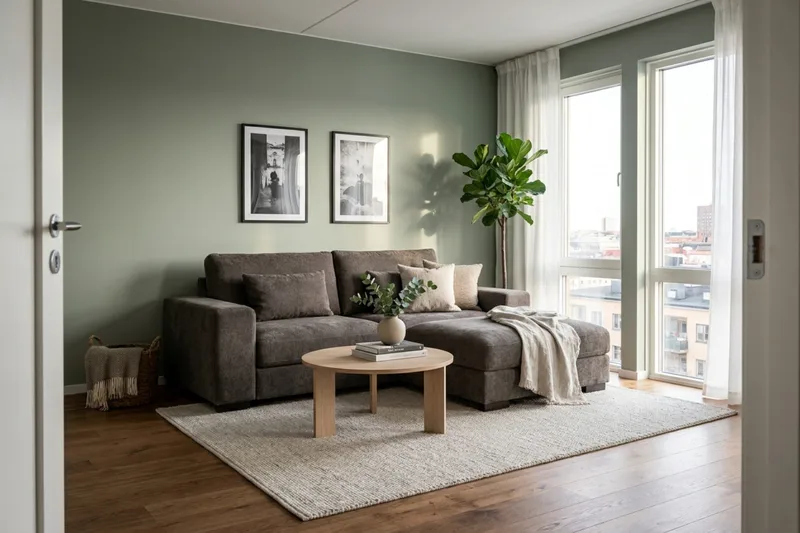 Dubai Divansoffa Höger Extra Djup i Chenille - Mörkbrun - Möbler - Soffa - Modulsoffor - Komplett modulsoffa