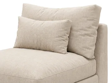 Dubai Mittmodul i Chenille Extra Djup - Beige - Möbler - Soffa - Modulsoffor - Mittmodul