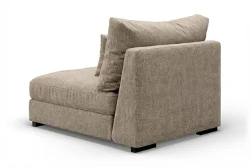 Dubai Mittmodul i Tyg Extra Djup - Brun - Möbler - Soffa - Modulsoffor - Mittmodul
