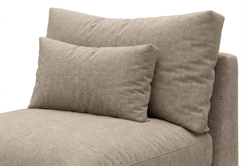 Dubai Mittmodul i Tyg Extra Djup - Brun - Möbler - Soffa - Modulsoffor - Mittmodul