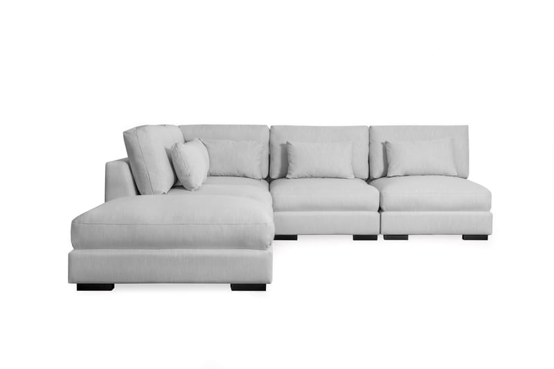 Dubai Schäslongsoffa Höger Extra Djup - Ljusgrå - Möbler - Soffa - Modulsoffor - Komplett modulsoffa