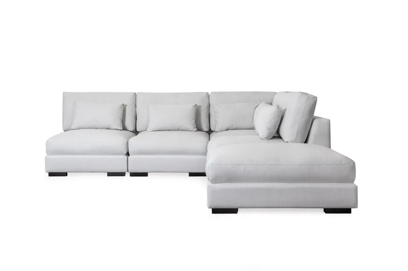 Dubai Schäslongsoffa Vänster - Beige - Möbler - Soffa - Modulsoffor - Komplett modulsoffa