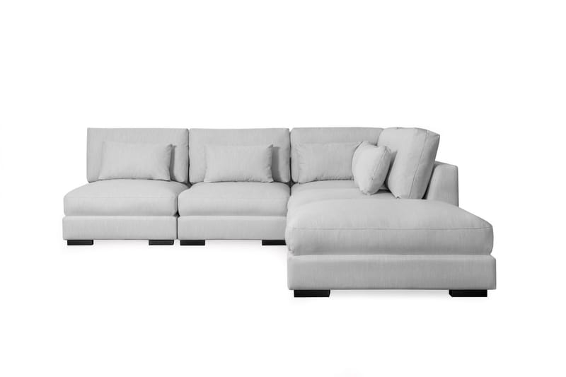 Dubai Schäslongsoffa Vänster - Ljusgrå - Möbler - Soffa - Modulsoffor - Komplett modulsoffa