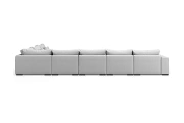 Dubai U-modulsoffa Large med Divan Vänster Extra Djup - Ljusgrå - Möbler - Soffa - Modulsoffor - Komplett modulsoffa