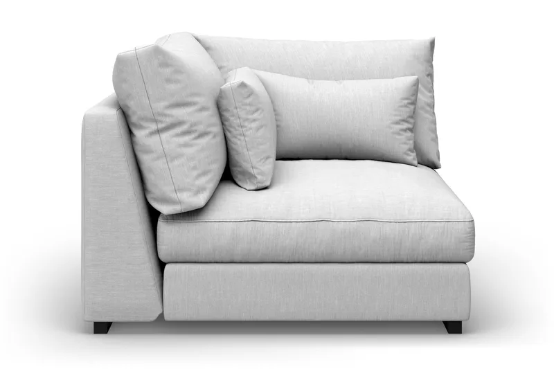 Dubai Hörnmodul Extra Djup - Ljusgrå - Möbler - Soffa - Modulsoffor - Hörnmodul