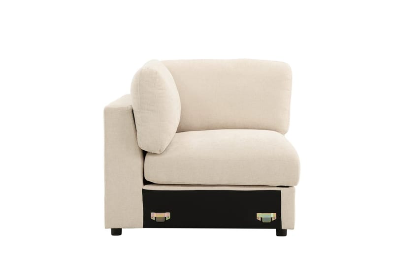 Hörnmodul Salerno i Tyg - Beige - M öbler - Soffa - Modulsoffor - Hörnmodul