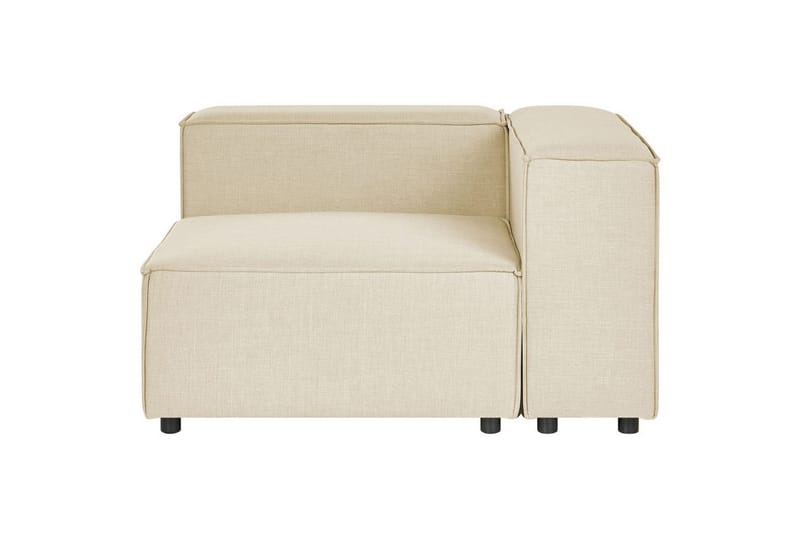 Hörnsoffa med fotpall Aprica - Möbler - Soffa - Modulsoffor - Komplett modulsoffa