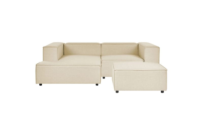 Hörnsoffa med fotpall Aprica - Möbler - Soffa - Modulsoffor - Komplett modulsoffa