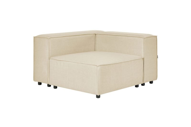 Hörnsoffa med fotpall Aprica - Möbler - Soffa - Modulsoffor - Komplett modulsoffa