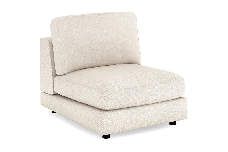 Arken 1-sits Mittmodul i Tyg 90 cm bred, Beige