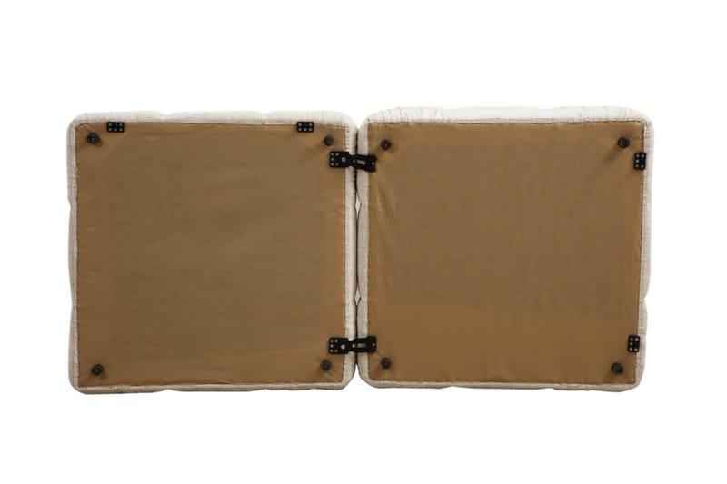 Belgin Mittmodul / Fåtölj 95 cm med fast ryggstöd och repdetaljer - Grå - Möbler - Soffa - Modulsoffor - Mittmodul