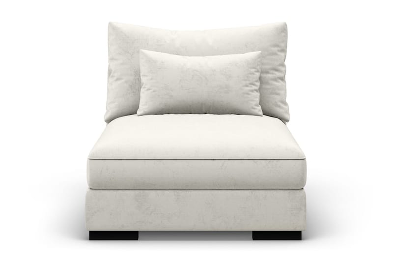 Dubai Mittmodul Sammet Extra Djup - Vit - Möbler - Soffa - Modulsoffor - Mittmodul