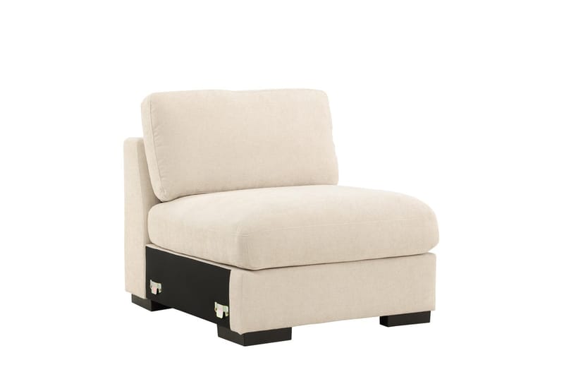 Mittmodul Salerno i Tyg - Beige - Möbler - Soffa - Modulsoffor - Mittmodul