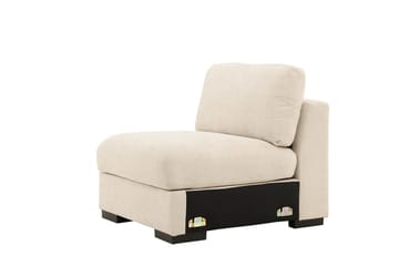 Mittmodul Salerno i Tyg - Beige - Möbler - Soffa - Modulsoffor - Mittmodul