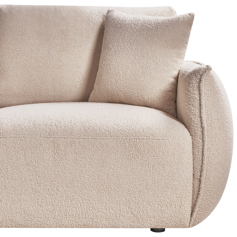 Modulsoffa 2-sits Mesnali - Beige - Möbler - Soffa - Modulsoffor - Komplett modulsoffa