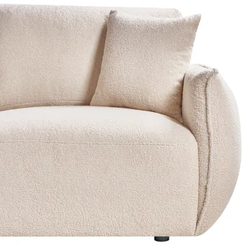 Modulsoffa 5-sits Mesnali Högervänd - Beige - Möbler - Soffa - Modulsoffor - Komplett modulsoffa