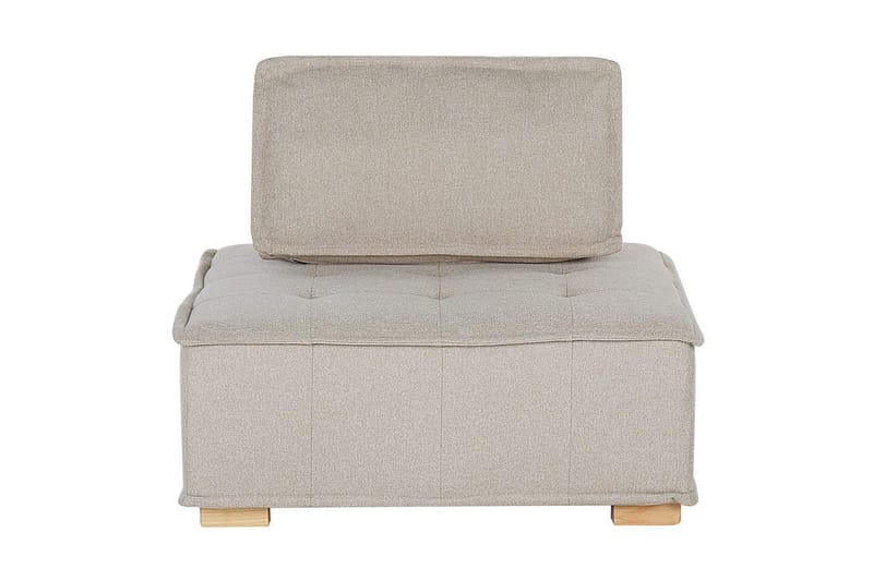 Modulsoffa Tibro Beige/ljust trä - Beige/ljust trä - Möbler - Soffa - Modulsoffor - Komplett modulsoffa
