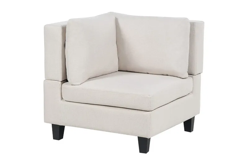 Modulsoffa Unstad Beige/svart - Beige/svart - Möbler - Soffa - Modulsoffor - Komplett modulsoffa
