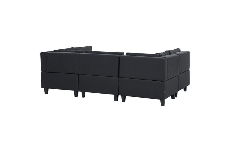 Modulsoffa Unstad Svart - Svart - Möbler - Soffa - Modulsoffor - Komplett modulsoffa