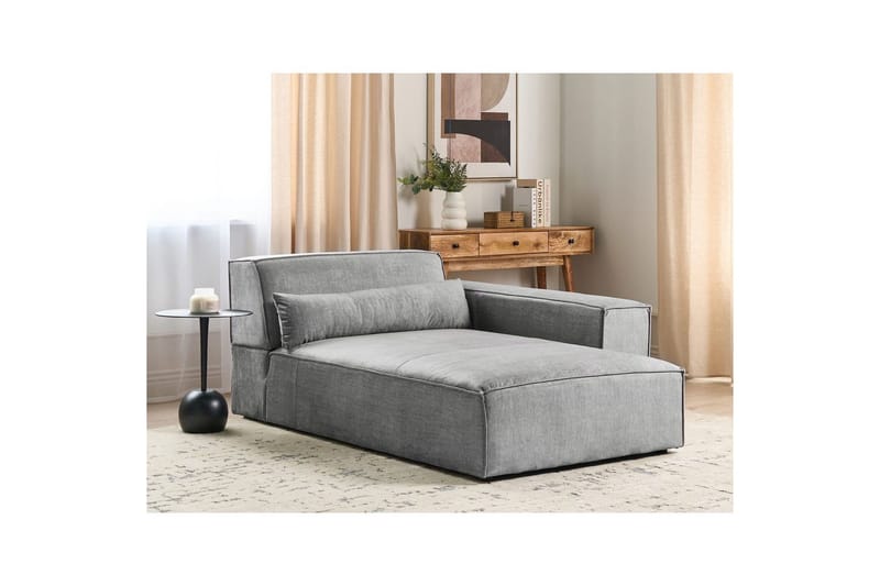 Schäslong Hellnar Grå, Vänstervänd - Grå, Vänstervänd - Möbler - Soffa - Modulsoffor - Övriga moduler till modulsoffa