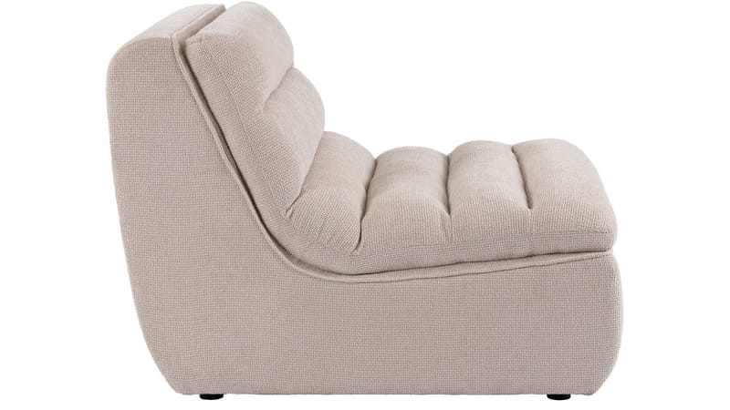 Valdoro Mittmodul i tyg 87 cm - Beige - Möbler - Soffa - Modulsoffor - Mittmodul